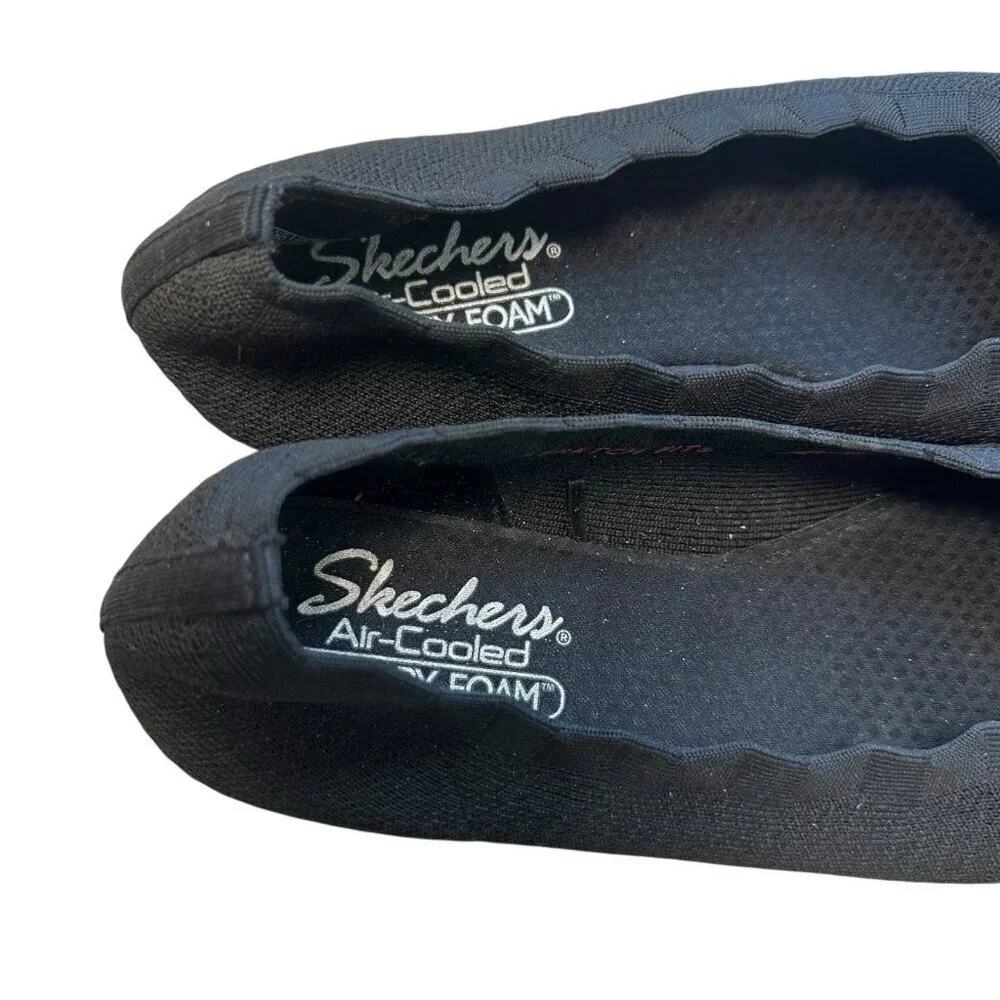 Skechers Cleo 2.0 Love Spell Flat Stretch Fit Woven Knit Slip On Shoes Women 10
